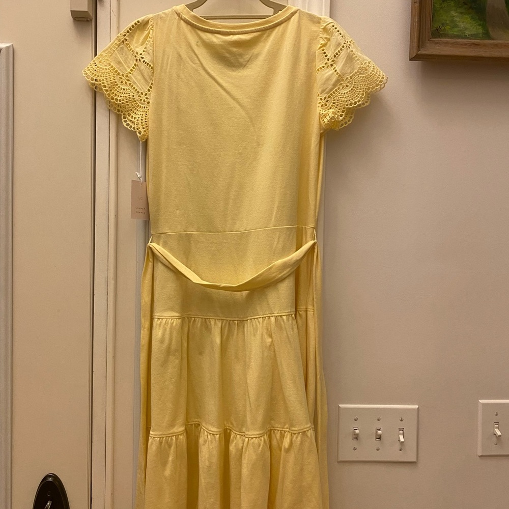 Lauren Conrad.  Yellow knit dress.  Size S.